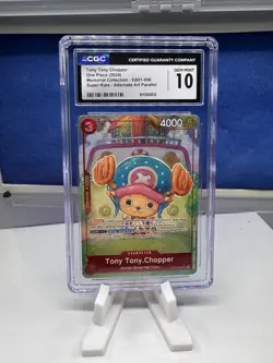 Tony Tony.Chopper (Alternate Art) EB01-006 One Piece JPN CGC Gen Mint 10 - Image 1