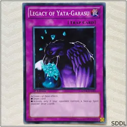 Legacy of Yata-Garasu - SDDL-EN033 - Common 1st Edition Yugioh - Image 1