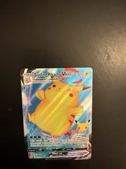 Pokemon TCG Surfing Pikachu VMAX 009/025 Celebrations NM Condition - Image 3