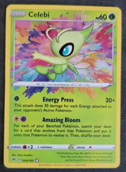 Celebi 009/185 Pokemon TCG SWSH: Vivid Voltage NM - Image 1