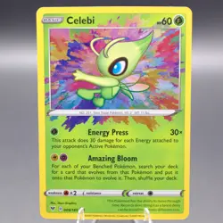 Celebi 009/185 Amazing Rare SWSH04: Vivid Voltage Pokemon TCG NM - Image 1
