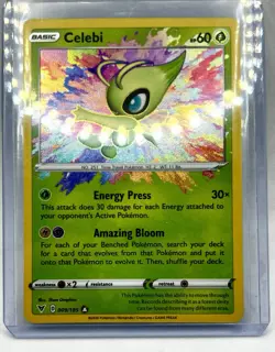 Celebi 009/185 Amazing Rare SWSH04: Vivid Voltage Pokemon TCG NM - Image 2