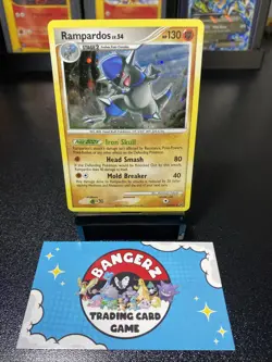Rampardos 13/127 Platinum Holo Rare Pokemon TCG - Image 1