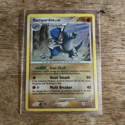 Pokemon TCG Platinum Rampardos Holo Rare Card 13/127 LP - Image 2