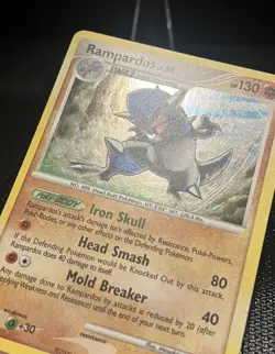 Rampardos 13/127 Platinum Holo Rare Pokemon TCG - Image 2