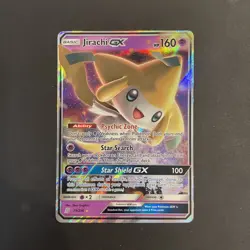 Pokemon TCG Jirachi GX 79/236 Sun & Moon Unified Minds Ultra Rare Holo NM! 😵‍💫 - Image 1