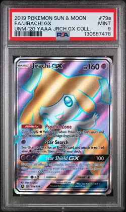 Jirachi Gx Collection Pokemon Sun & Moon Unified Minds 79a/236 PSA 9 - Image 1