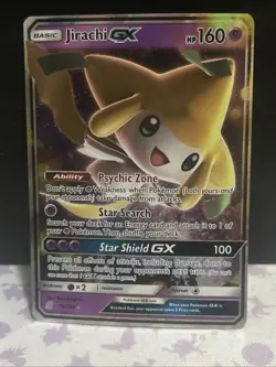 Pokemon TCG Jirachi GX 79/236 Sun & Moon Unified Minds Ultra Rare Holo NM - Image 1