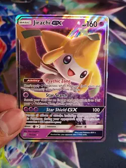 Pokemon TCG Jirachi GX 79/236 Sun & Moon Unified Minds Ultra Rare Holo NM - Image 1