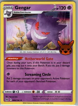 Gengar 066/196 Holo Trick or Trade BOOster Bundle 2023 - Pokemon Card - NM - Image 1