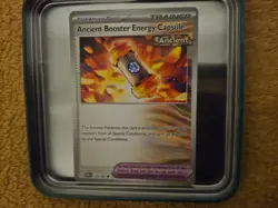 OFFICIAL POKEMON CARD ANCIENT BOOSTER ENERGY CAPSULE 140/162 - Image 1