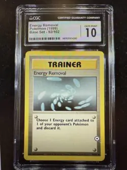 Pokemon Lot of 7 Base set Unlimited CGC slabs - Image 5