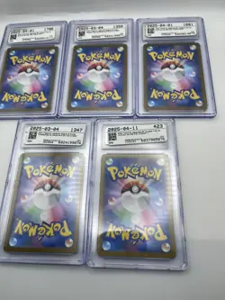 Pokemon Lot of 5 CGC Slabs: eevee evolutions - Image 3