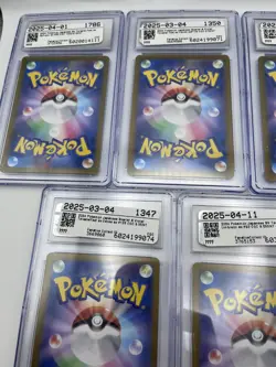 Pokemon Lot of 5 CGC Slabs: eevee evolutions - Image 5