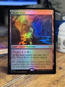 Steam Vents Lorwyn Eclipsed Foil Near Mint MTG 267 - Image 1