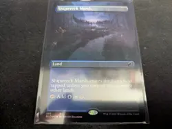 MTG Magic the Gathering FOIL Shipwreck Marsh Borderless MID! - Image 1