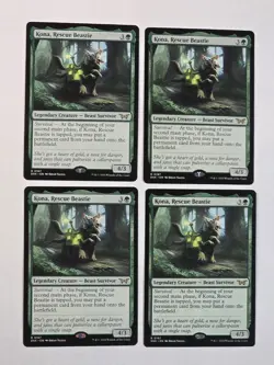 4x Kona, Rescue Beastie - Duskmourn - Near Mint - MTG - Image 1