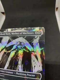 Elesh Norn, Mother of Machines (Showcase) (Step-and-Compleat Foil) Phyrexia MTG - Image 2