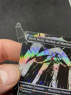 Elesh Norn, Mother of Machines (Showcase) (Step-and-Compleat Foil) Phyrexia MTG - Image 3