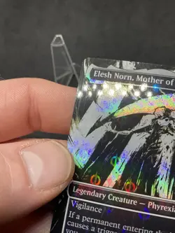 Elesh Norn, Mother of Machines (Showcase) (Step-and-Compleat Foil) Phyrexia MTG - Image 4
