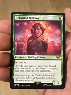 MTG - Delighted Halfling (0158) Near Mint LTR - Image 1