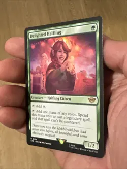 MTG - Delighted Halfling (0158) Near Mint LTR - Image 2
