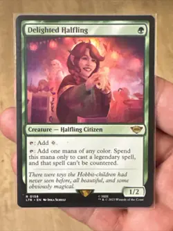 MTG - Delighted Halfling (0158) Near Mint LTR - Image 5