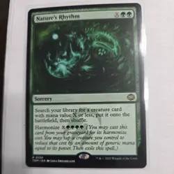 Nature's Rhythm MTG Tarkir: Dragonstorm #0150 RARE - Image 1