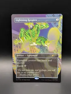 MTG - Lightning Greaves - RAINBOW FOIL BORDERLESS - SLD #1987 - Rare - NM - Image 1