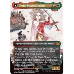 MTG Terra Magical Adept Borderless M 0323 Final Fantasy Regular NM - Image 1