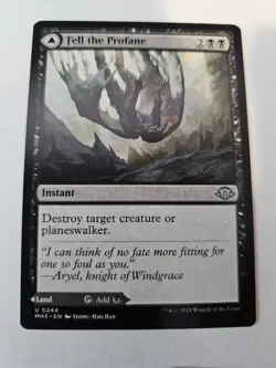 Fell the Profane - Modern Horizons 3- MTG - Image 1