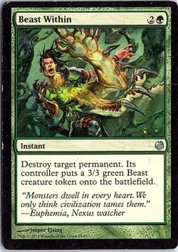 Beast Within U Duel Decks: Heroes vs. Monsters 69 LP MTG - Image 1