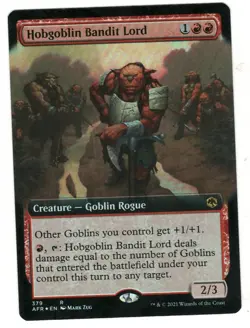 MTG Hobgoblin Bandit Lord Borderless Foil Forgotten Realms Magic The Gathering - Image 1