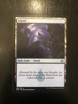 Island 269 X20X NM/M Basic Land Adventures in the Forgotten Realms AFR Magic MTG - Image 1