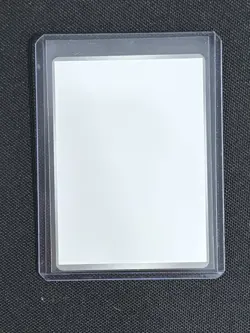 Pokemon TCG - Blank Filler Card - Grey Silver Border - Discard Error Misprint - Image 1