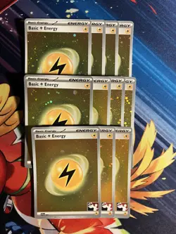 Pokemon TCG Prize Pack Series 4/5 Holo Play Stamped Electric Energy x11 - Image 1