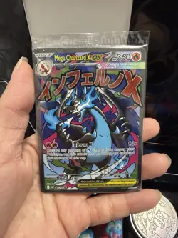 Pokemon TCG Mega Charizard X Ex Promo 023 Sealed Holo with Oricorio EX - Image 2