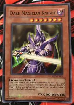 Yu-Gi-Oh! Dark Magician Knight ROD-EN001 - Super Parallel Rare Unlimited Ed NM - Image 1