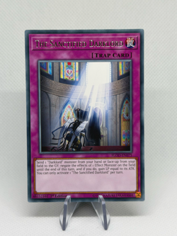 The Sanctified Darklord FLOD-EN075 Rare 1st Ed Near Mint YuGiOh Card - Image 1