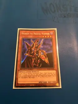 YUGIOH Secret Rare Breaker The Magical Warrior SBCB-EN008 1st Edition - Image 1
