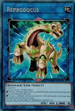 CYHO-EN048 REPRODOCUS RARE 1ST EDITION YuGiOh CARD - Image 1
