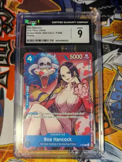 CGC 9 - Boa Hancock - P-066 (Sealed Battle 2024 Vol.2) Promo - One Piece TCG #5 - Image 1