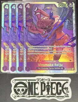 4 x One Piece OP12-063 SR Vinsmoke Reiju - English - Foil - Playset - TCG - NM/M - Image 1