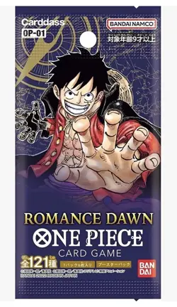 ONE PIECE TCG CARD GAME OP01 ROMANCE DAWN set 10 PACKs AUTHENTIC JAPANESE - Image 2