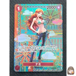 [NM] Nami ONE PIECE Card Game Japanese OP01-016 SP Awakening of the New Era D29 - Image 1