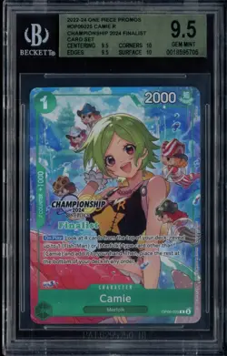 One Piece Card Game Championship 2024 Finalist OP06-025 Camie BGS 9.5 - Image 5