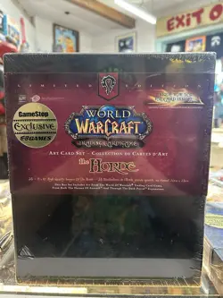 Blizzard World of Warcraft Trading Card Game Art Card Set x35, the Horde Sealed - Image 1