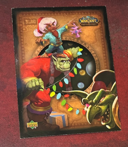 Upper Deck "World of Warcraft" Trading Card Game Card (TCG) Christmas, Promo - Image 2