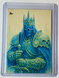 The Lich King Limited Edition Artist Signed World Of Warcraft Trading Card 3/10 - Image 1