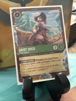 Lightly Played Lorcana Daisy Duck - Pirate Captain (Disney Cruise Promo) - 16 - - Image 1